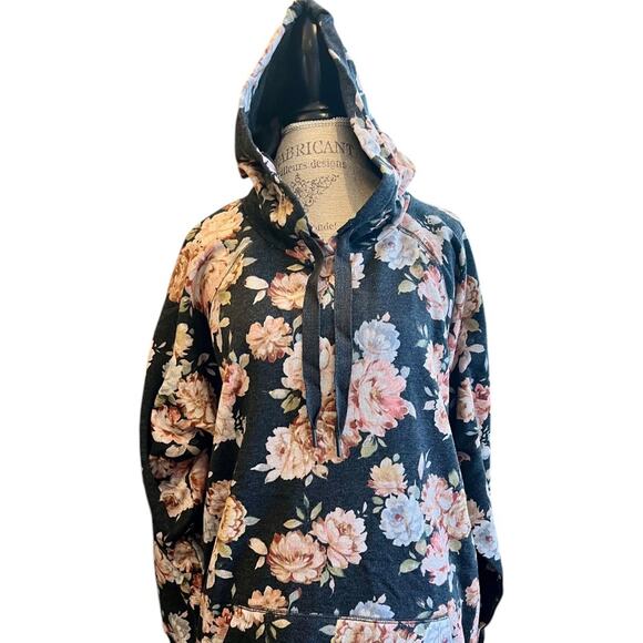 TORRID Womens Classic Fit Cozy Fleece Raglan Hoodie - 3x (22-24) Plus Size NWT - Picture 4 of 6